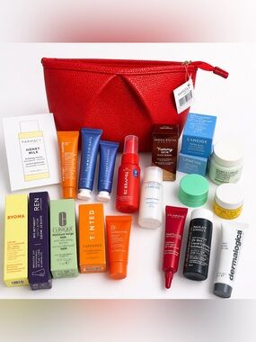 Sephora Favorites Skincare Mini Bundle (20+ Items) | + Makeup Bag NWT